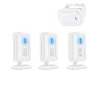 NineLeaf Motion Sensor Alarm Detector, Shop Door Entry Chime Alert PIR Wireless Visitor Alarm Motion Sensor for Business Home Office or Shop, Support 5 Modes, 36 Tunes, 113dB 4 Volume Adjustable