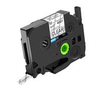 NineLeaf TZe-131 Label Tape 12mm Compatible for Brother P-Touch Label Printer TZe131 TZ-131 12mm 0.47 Laminated Black Print on Clear TZe TZ Tape 12mm for H101c 1000 1010 H100 H105 H107, 2 Pack