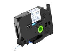 NineLeaf TZe-233 Label Tape 12mm Compatible for Brother P-Touch Label Printer TZe233 TZ-233 12mm 0.47 Laminated Blue on White TZe TZ Tape 12mm for E110 H100R H108 H101C H200 1000, 20 PK