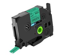 NineLeaf TZe-731 Label Tape 12mm Compatible for Brother P-Touch Label Printer TZe731 TZ-731 12mm 0.47 Laminated Black on Green TZe TZ Tape 12mm for E110 H100R H100LB D210VP P300BT