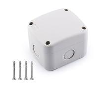 Nineleaf Waterproof Junction Box,IP66 Weatherproof Electrical Project Boxes,3.3X 2.8 x 2.3 inch,Universal PVC/ABS Plastic Project Enclosure Box,White