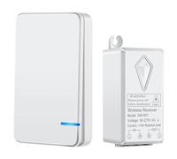 NineLeaf Wireless Light Switch and Receiver Kit, Wireless Light Switch,IP66 waterproof and V0 fireproof, Small and Lightweight, Outdoor 400 Indoor 50m Remote Control for LED Light