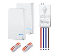 NineLeaf Wireless Light Switch,Mini Switch No Wiring for House,Apartment