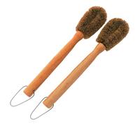NineLives Set of 2 Washing Up Brushes Made of Natural Fibre, Ecological, Vegan Dish Brush Made of Coconut Fibre