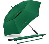 NINEMAX Golf Umbrella Windproof and Rainproof 62inch, Large Umbrella Double Canopy, Golfing Brolly Heavy Duty Unbreakable for Men Women(Green)