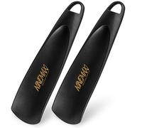 NINEMAX Small Shoe Horn Plastic 7.5inch, Travel Shoehorn for Men Women Elderly Kids, Shoe Spoon Short Helper for Boot (Pack of 2)