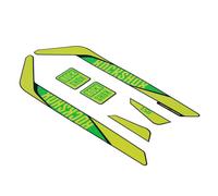 Niner Rockshox Rs1 Decals Kit One Size Green Greener