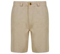Nines Collection Men's Tailored Fit Premium Linen Cotton Blend Chino Shorts