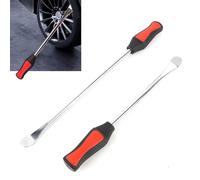 NINESHE 2Pcs 11.81in 14.57in Tire Spoons, Carbon Steel Motorcycle Tire Change Changer Kit for Motorcycles, Off Road Vehicles Motorcycle Tire Changing Tool