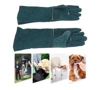 NINESHE Animal Handling Gloves, 45CM Thickened Anti Scratch Protective Gloves, Dog Training Protective Gloves, Pet Grooming Gloves for Veterinarians, Animal Handlers, Pet Owners