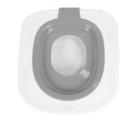 NINESHE Cat Toilet Training Kit, Reusable Teach Kitty to Use Toilet, Removable Pet Toilet Training System, Cat Toilet Trainer Urinal for Cats (Gray)