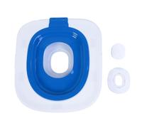 NINESHE Cat Toilet Training Kit, Reusable Teach Kitty to Use Toilet, Removable Pet Toilet Training System, Cat Toilet Trainer Urinal for Cats (Blue)