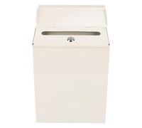 NINESHE Hanging Mailbox with Lock, Iron Mailbox 8.7 x 2.6 x 11.6inch Home Props Letter Box Security Drop Postbox Suggestion Box