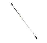 NINESHE Stretchable Stainless Steel Golf Ball Retriever, Lock or Release It to Add Its Length, Portable Golf Ball Pick Up Tool, Golf Accessories for Water and Bushes (4 Joints 4.13yd Maximum Length)