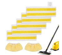 NINESPRING 7 x Microfibre Replacement Cloths Compatible with Karcher Easyfix SC 1, SC 2, SC 3, SC 4, SC 5 Cleaners, Microfibre Steam Cleaners