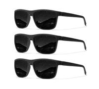 Ninesun Sunglasses Men's Polarised Classic Vintage Glasses HD Lenses Outdoor Sports Fishing Cycling Golf Fashionable Sports Sunglasses with UV400 Protection, Black/black/black