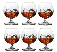 ninesung Brandy Bourbon Whiskey Cognac Scotch Drinking Glasses, Superb Lead-Free Crystal Snifter Glass for Cocktail Party Dishwasher Safe, 11.5 oz (Set of 6)