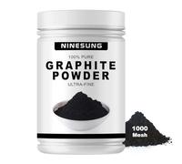 Ninesung Pure Graphite Powder | 1000 Grit Superultra-Fine Graphite Powder | Dry Graphite's Lock Lubricant | Graphite's Powders for Locks - 8 oz