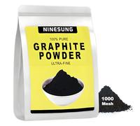Ninesung Pure Graphite Powder | 2 LB - 1000 Grit Superultra-Fine Graphite Powder | Graphite's Lock Lubricant | Dry Graphite's Lubricant