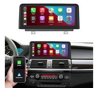 Ninetom 10.25 Inch Car Radio Compatible for BMW X5/X6 E70 E71 2011-2013 with CIC System Touchscreen, Support Wireless CarPlay/Android Auto/Mirrorlink/GPS Navigation, Upgrade Car Stereo Receiver