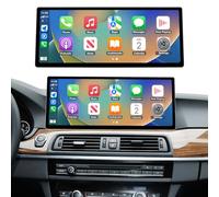 Ninetom 12.3" CarPlay Touchscreen for 2012-2016 BMW 5 Series F10 F11 NBT | HD Linux System Touckscreen, Supports Wireless CarPlay, Android Auto, Mirrorlink, Camera, Siri, Retains factory functions