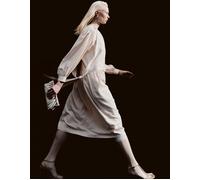 Ninety Percent Women's Romulus Dress in Tahini - White