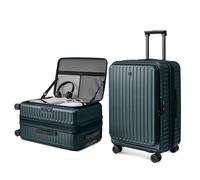 NINETYGO Top Opening Carry On Luggage 22x14x9 Airline Approved & Checked 24/28 Inch Luggage, Expandable & Lightweight, Scratch Resistant PC Hardside with Deep Cabin Design, Alps, 04-Forest Green