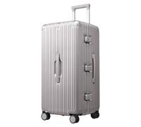 NINETYGO Zipperless Carry on Luggage, Checked Luggage, ARG2.0, 01-Silver | Hard Shell PC Suitcase, Aluminum Frame Luggage, SGS-Certified Spinner Wheels, TSA Lock, Durable & Impact Protection