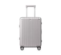 NINETYGO Zipperless Carry on Luggage, Checked Luggage, ARG2.0, 01-Silver | Hard Shell PC Suitcase, Aluminum Frame Luggage, SGS-Certified Spinner Wheels, TSA Lock, Durable & Impact Protection