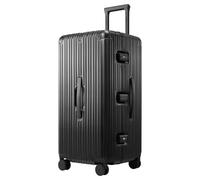 NINETYGO Zipperless Carry on Luggage, Checked Luggage, ARG2.0, 02-Black | Hard Shell PC Suitcase, Aluminum Frame Luggage, SGS-Certified Spinner Wheels, TSA Lock, Durable & Impact Protection