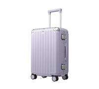 NINETYGO Zipperless Carry on Luggage, Checked Luggage, ARG2.0, 04-Lavender | Hard Shell PC Suitcase, Aluminum Frame Luggage, SGS-Certified Spinner Wheels, TSA Lock, Durable & Impact Protection