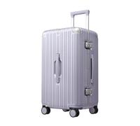 NINETYGO Zipperless Carry on Luggage, Checked Luggage, ARG2.0, 04-Lavender | Hard Shell PC Suitcase, Aluminum Frame Luggage, SGS-Certified Spinner Wheels, TSA Lock, Durable & Impact Protection