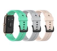 NineXuan 16mm Replacement Bracelet for Sekonda Track Smart Watch 26mm Strap, Soft Silicone Bracelet Quick Release Wristband Watch Band for Sekonda Connect Womens 40mm，3 Pack B
