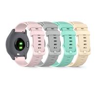 NineXuan 16mm Replacement Watch Band for Sekonda Track Smart Watch 26mm, Quick Release Bracelet Silicone Straps for Sekonda Connect Womens 40mm，4 Pack C