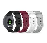 NineXuan 16mm Replacement Watch Band for Sekonda Track Smart Watch 26mm, Quick Release Bracelet Silicone Straps for Sekonda Connect Womens 40mm，4 Pack B