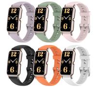 NineXuan 16mm Replacement Watch Strap for RADLEY Series 21 Womens Smart Watch Band, Soft Silicone Bracelet Sports Strap (6 Pack)