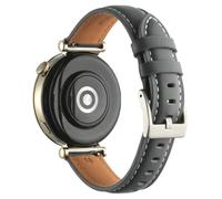 NineXuan 18mm Watch Band for Hama 8900 1.32" Strap,Genuine Leather Replacement Bracelet Wristband for Hama 8900 1.32" Wrist Strap (Grey)