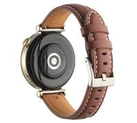 NineXuan 18mm Watch Band for Hama 8900 1.32" Strap,Genuine Leather Replacement Bracelet Wristband for Hama 8900 1.32" Wrist Strap (Brown)