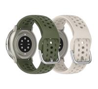 NineXuan 20mm Soft Silicone Bracelet for Motast P32 P32E Replacement Watch Band, Wristbands Straps for Motast P32 P32E 1.69" Smartwatch Accessory (Green+Star)