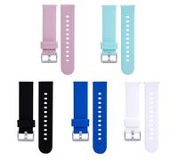 NineXuan 20mm Soft Silicone Watch Strap for Gizmo Watch 3 2 1/ Gabb Watch 3e 3 2 1/ SyncUP Kids Watch Band, Wristband for Cosmo JrTrack 3/2 SE/2/1 Replacement Strap (5 Pack B)