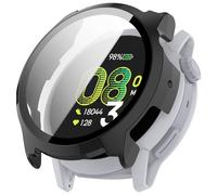 NineXuan Protective Case for Coros Pace 4 Screen Protector, Full Protective Case, PC Hard Protective Cover with Screen Protector Film (Black)