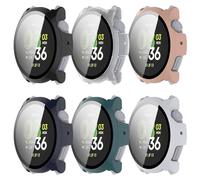 NineXuan Protective Case for Coros Pace 4 Screen Protector, Full Protective Case, PC Hard Protective Cover with Screen Protector Film (6 Pack)