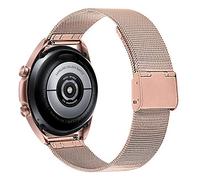 NineXuan Quick Release Strap for Quican Smart Watch Band,Metal Wristband for Men Women,Adjustable Replacement Bracelet for Quican AR02 Smart Watch Band，Rose Gold