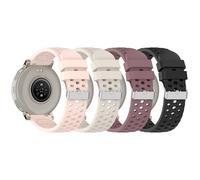 NineXuan Replacement Bracelet for Amazfit Cheetah 2 Pro/Active 3 Premium/Active 2/GTR mini/GTS 4 mini/GTS 4/GTS 3 Watch Band Wristband, Silicone Bracelet for Amazfit Bip 3/Bip 3 Pro Strap (4 Pack B)
