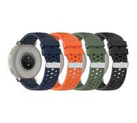 NineXuan Replacement Bracelet for Amazfit Cheetah 2 Pro/Active 3 Premium/Active 2/GTR mini/GTS 4 mini/GTS 4/GTS 3 Watch Band Wristband, Silicone Bracelet for Amazfit Bip 3/Bip 3 Pro Strap (4 Pack A)