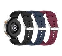 NineXuan Silicone Strap for Cillso DR05 Watch Band, 18 mm Bracelets for Yoever/Taoloon/Fitpolo/TOOBUR/ZOSKVEE/Woneligo/FQQ DR06 1.27" Smartwatch Accessories (3er Pack B)