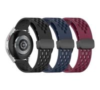 NineXuan Silicone Strap Watch Band for Hama 9000/7010/6910/6010/5010/5000/4000 Wristband, 22mm Bracelets for Hama Smartwatch Accessories (3 Pack B)