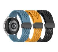 NineXuan Silicone Strap Watch Band for Hama 9000/7010/6910/6010/5010/5000/4000 Wristband, 22mm Bracelets for Hama Smartwatch Accessories (3 Pack C)