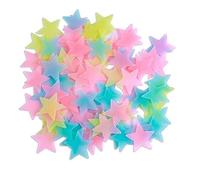 NINFEIQI 100Pcs Glow in The Dark Star Stickers, Colorful Luminous Wall Stickers for Kids Room, Bedroom, Home Walls Ceiling Decor