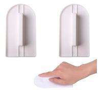 NINFEIQI 2Pcs Cake Icing Smoother, Fondant Cake Smoother Polisher, Cake Scraper Buttercream Smoother for Home Kitchens Cake Shops Candy Shops